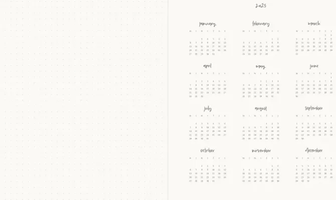 Emma Kate Co. Homewares>2025 Weekly Vertical Planner - Carrie
