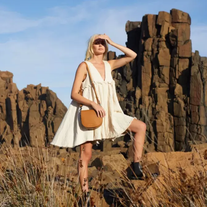 Status Anxiety Handbags>Art Of Pretending - Tan