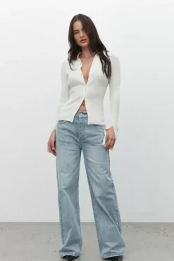 Bayse Brand Tops|Shirts>Autumn Knit Top - Ivory