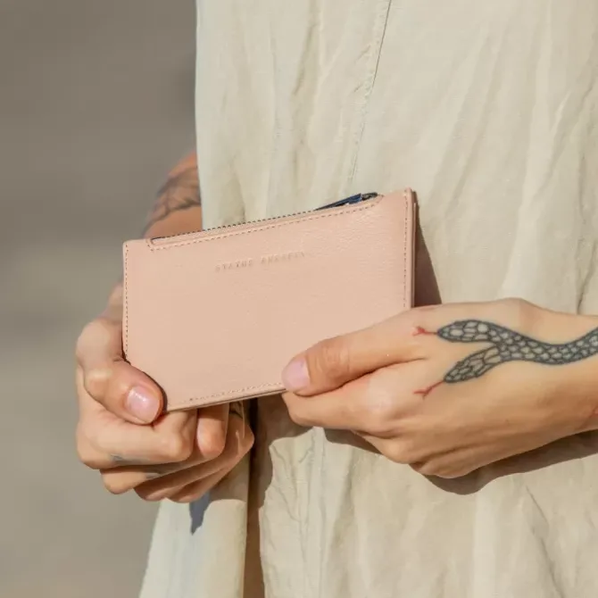 Status Anxiety Wallets>Avoiding Things - Dusty Pink