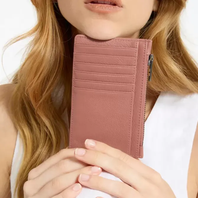 Status Anxiety Wallets>Avoiding Things - Dusty Rose