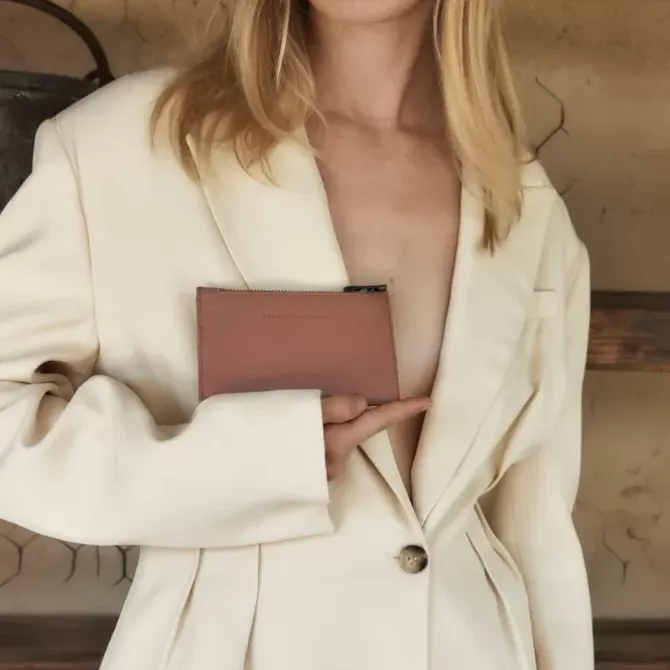 Status Anxiety Wallets>Avoiding Things - Dusty Rose