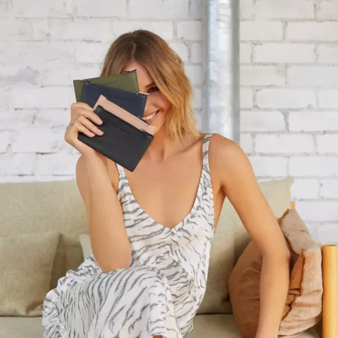 Status Anxiety Wallets>Avoiding Things -Khaki