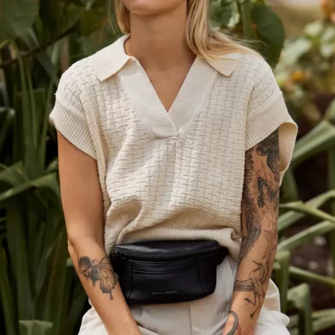 Status Anxiety Handbags>Best Lies Bum Bag - Black