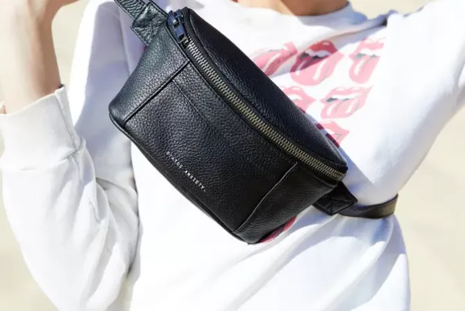 Status Anxiety Handbags>Best Lies Bum Bag - Black Bubble