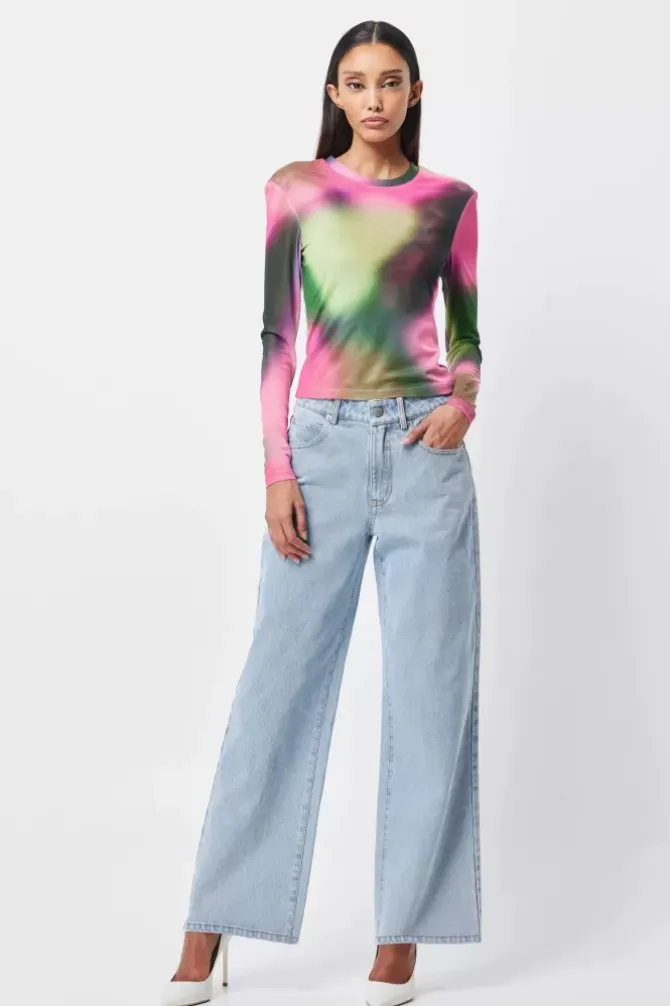 Mossman Tops>Blurred Top