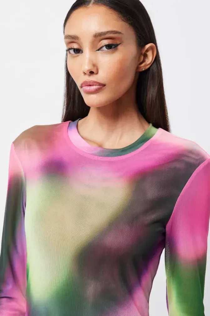 Mossman Tops>Blurred Top