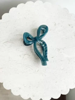 Golden Tribe Hair>Bow Clip - Blue
