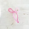 Golden Tribe Hair>Bow Clip - Pink Two Tone Outline