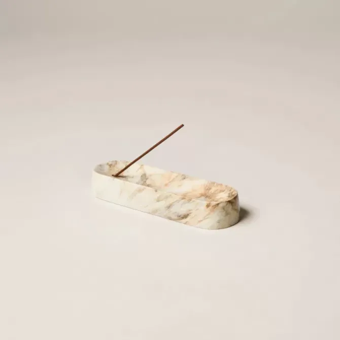 Gentle Habits Homewares>Ceramic Incense Holder - Tigers Eye