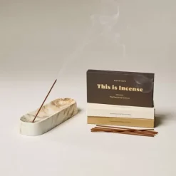 Gentle Habits Homewares>Ceramic Incense Holder - Tigers Eye