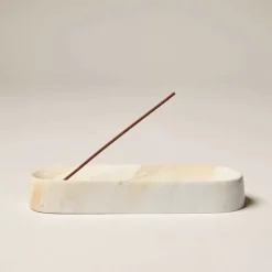 Gentle Habits Homewares>Ceramic Incense Holder - White