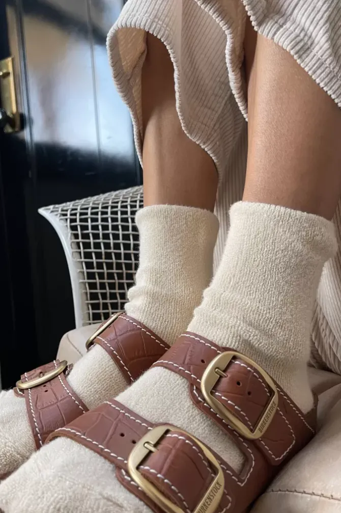 Le Bon Shoppe Socks>Cloud Socks - Ecru