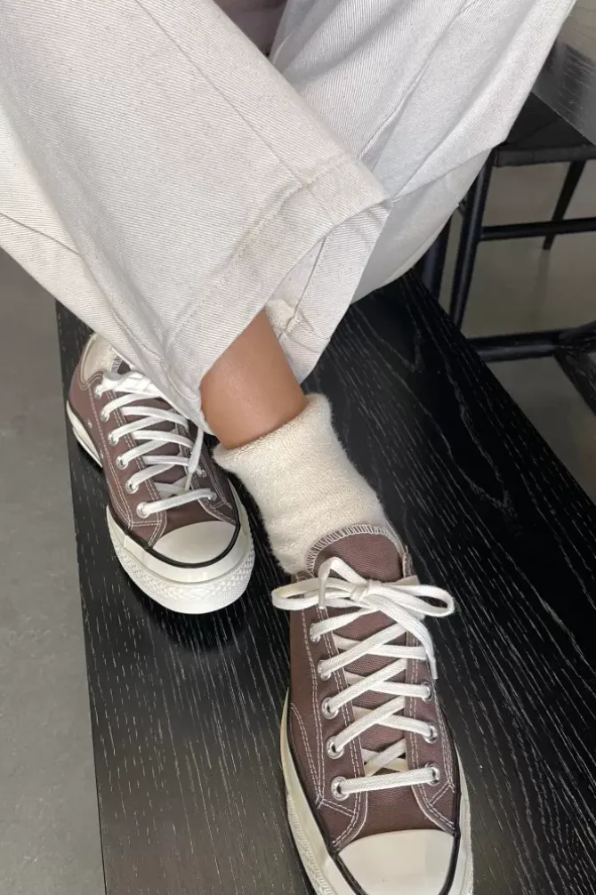 Le Bon Shoppe Socks>Cloud Socks - Ecru