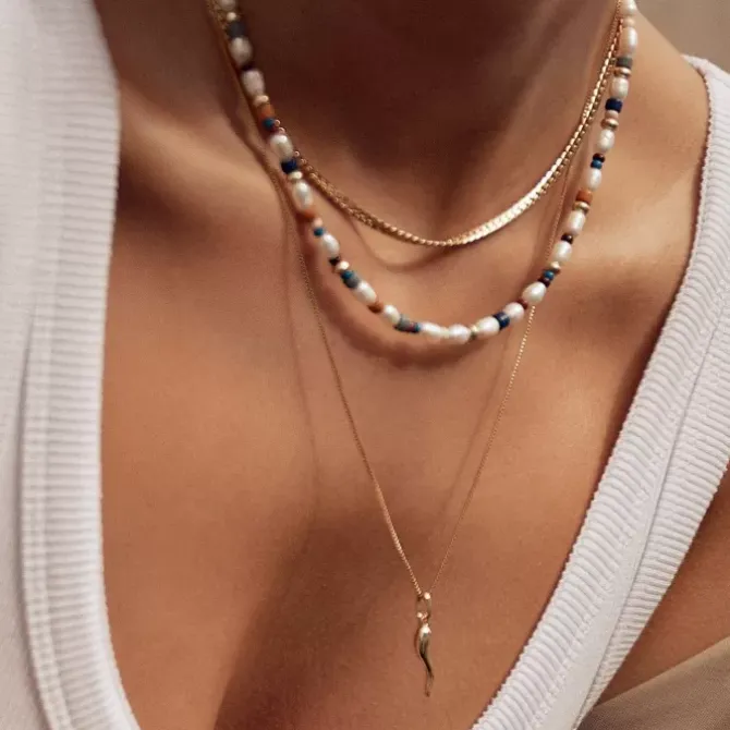 Arms of Eve Jewellery|Jewellery>Cornicello Gold Charm Necklace