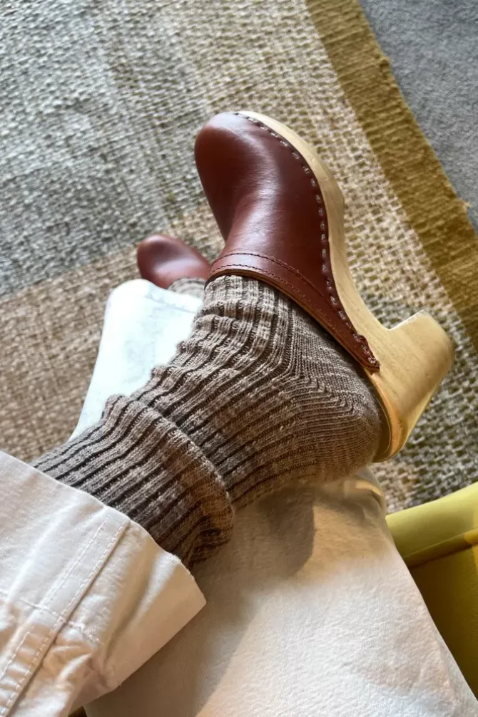 Le Bon Shoppe Socks>Cottage Socks - Flax