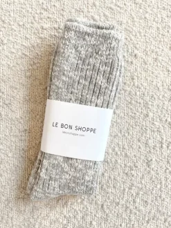 Le Bon Shoppe Socks>Cottage Socks - Heather Grey