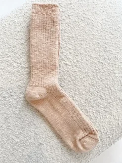 Le Bon Shoppe Socks>Cottage Socks - Peachy Keen