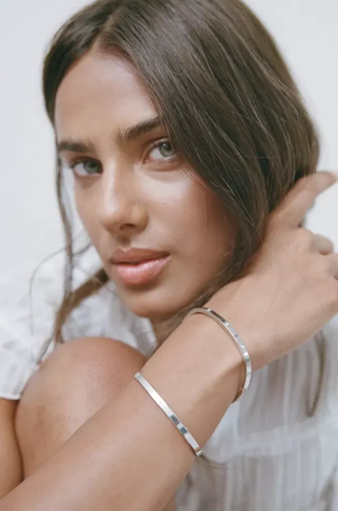 Porter Jewellery Jewellery|Jewellery>Dylan Bangle Silver - Celestial Clear