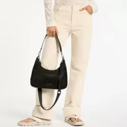 Status Anxiety Handbags>Fleur Recycled Bag - Black