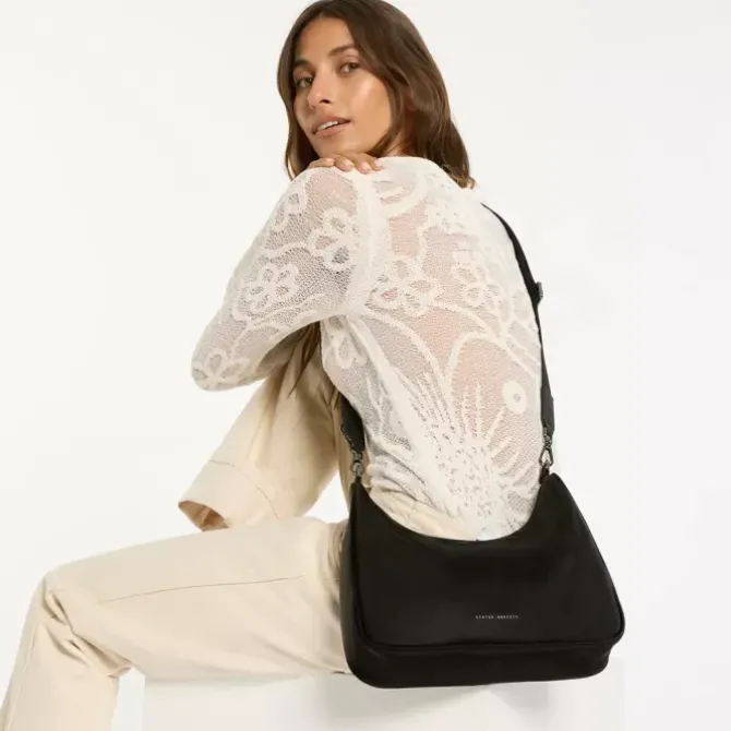 Status Anxiety Handbags>Fleur Recycled Bag - Black