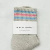 Le Bon Shoppe Socks>Girlfriend Socks - Bright Grey