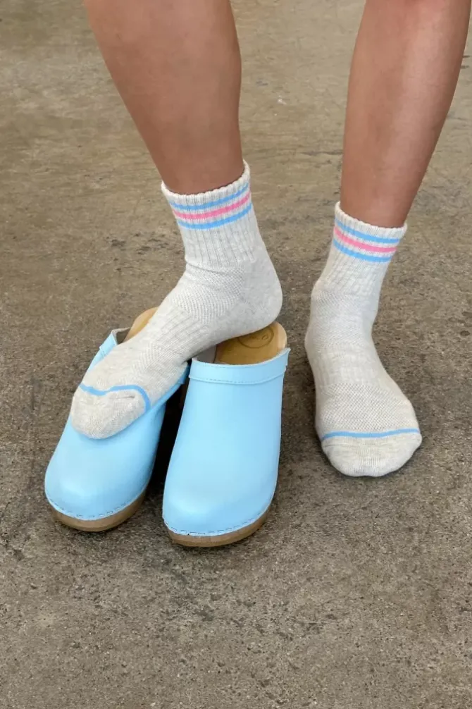 Le Bon Shoppe Socks>Girlfriend Socks - Bright Grey