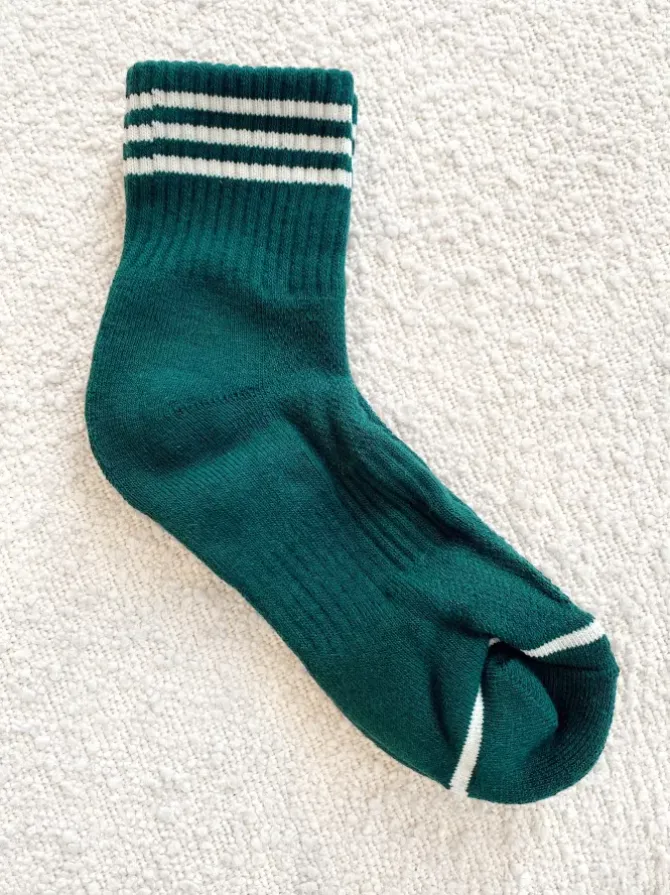 Le Bon Shoppe Socks>Girlfriend Socks - Hunter Green