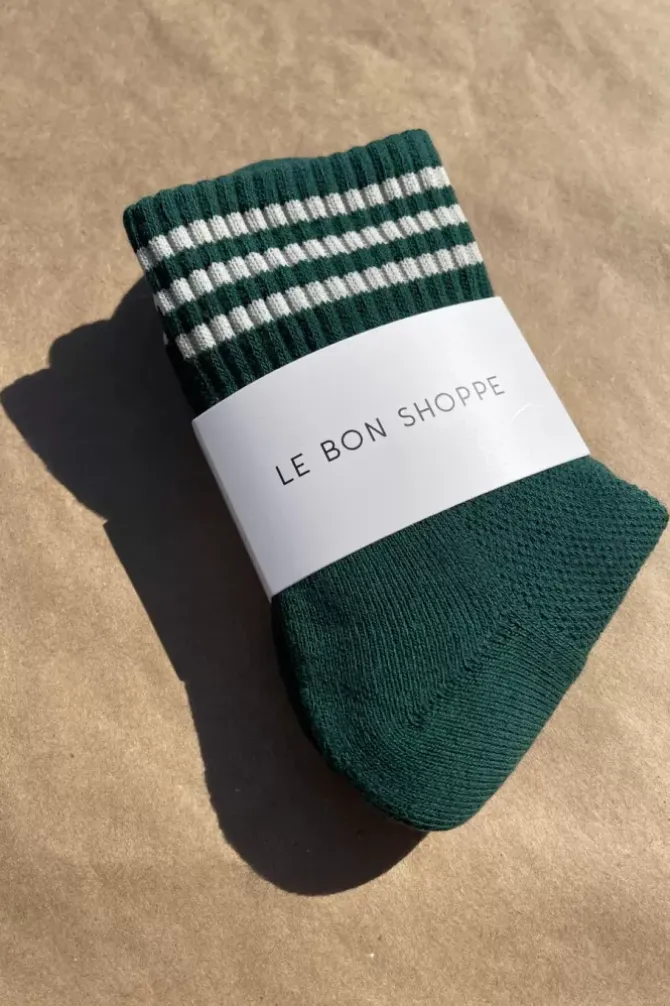 Le Bon Shoppe Socks>Girlfriend Socks - Hunter Green