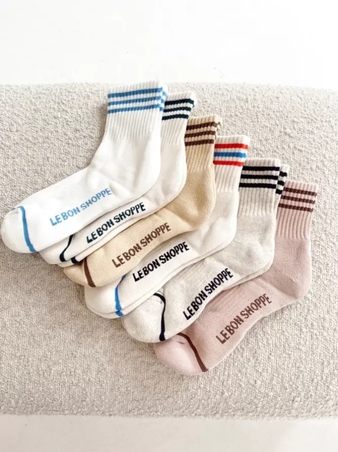 Le Bon Shoppe Socks>Girlfriend Socks - Ivory