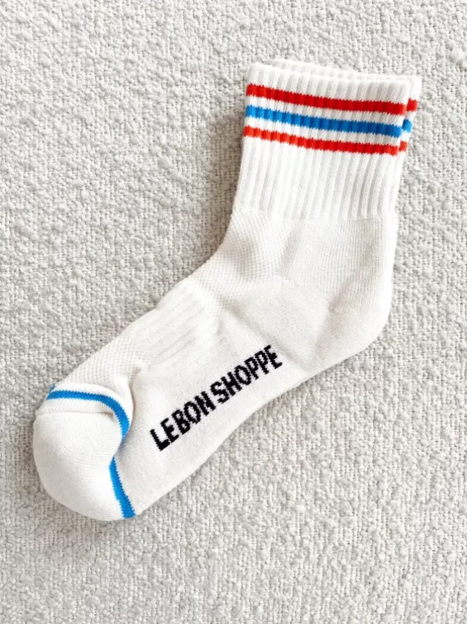 Le Bon Shoppe Socks>Girlfriend Socks - Leche