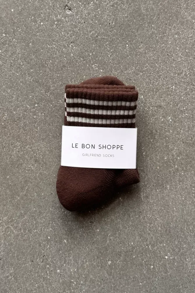 Le Bon Shoppe Socks>Girlfriend Socks - Mahogany