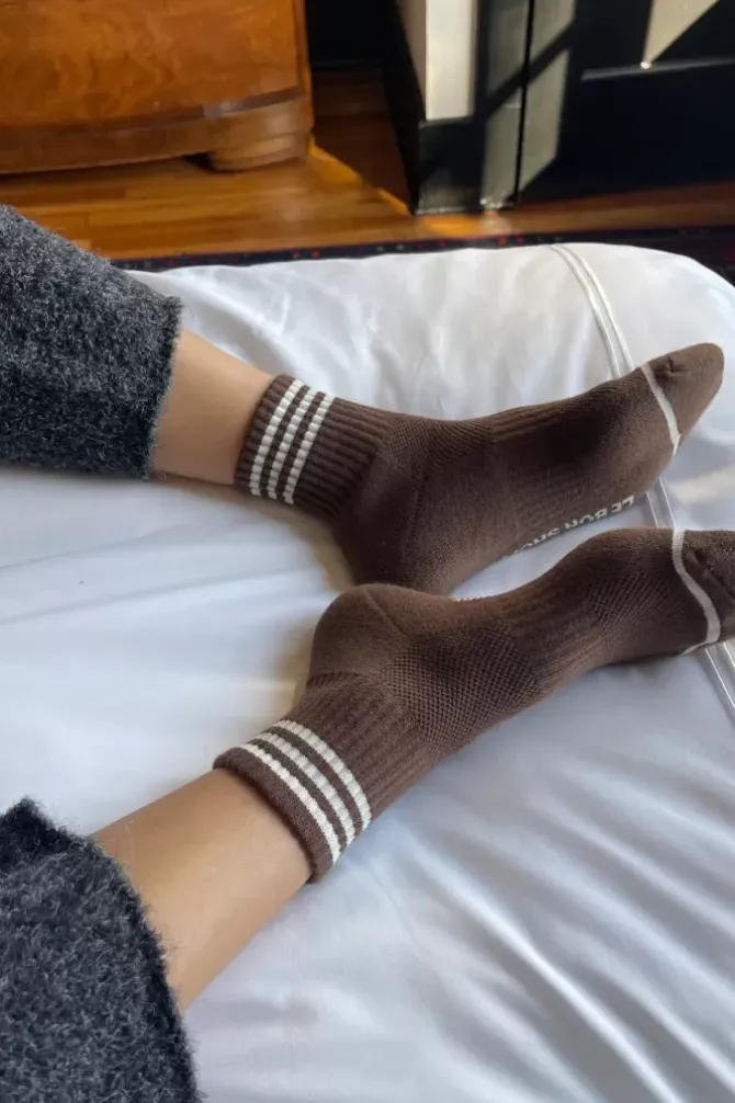 Le Bon Shoppe Socks>Girlfriend Socks - Mahogany