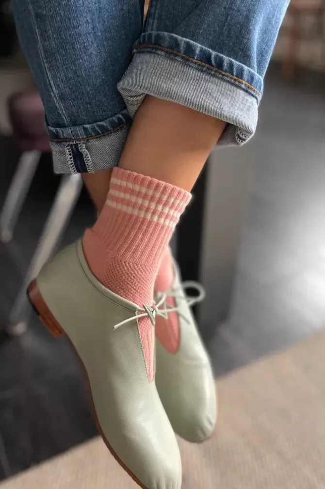 Le Bon Shoppe Socks>Girlfriend Socks - Salmon