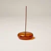 Gentle Habits Homewares>Glass Vessel Incense Holder - Amber