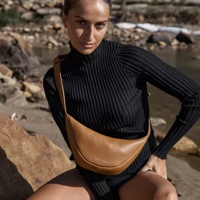 Status Anxiety Handbags>Glued To You - Tan