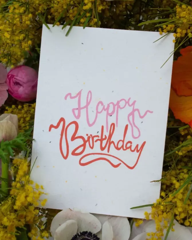 Studio Y Creative Cards>Happy Birthday Card - Pink