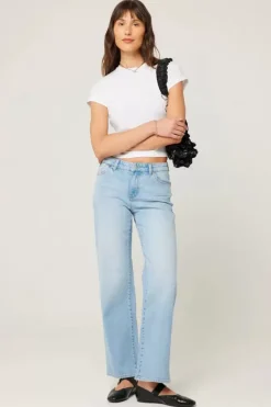 Rolla's Jeans Denim>Heidi Low Sunshine - Light Vintage Blue