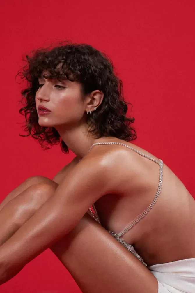 Porter Jewellery Jewellery|Jewellery>Heirloom Huggies - Gold/Clear