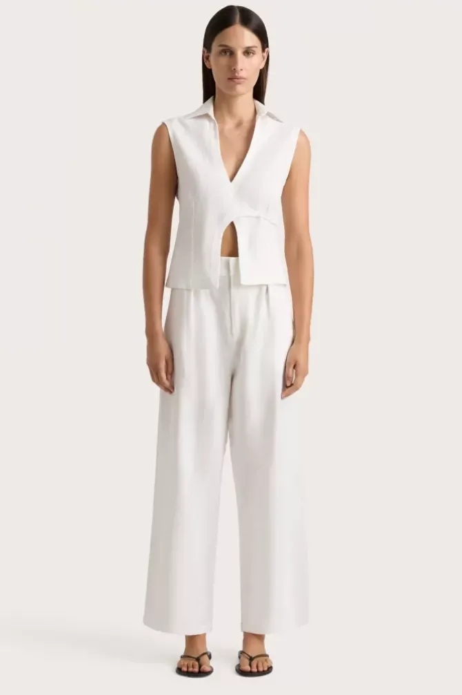 Faithfull the Brand Pants>Ida Pant - White