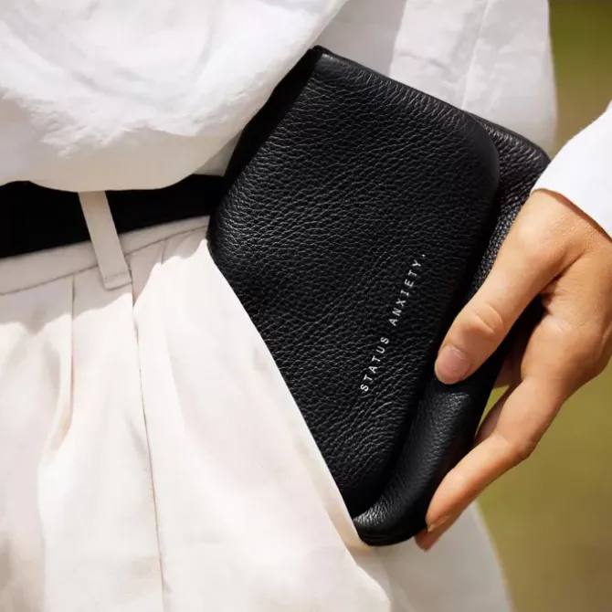 Status Anxiety Wallets>Impermanent - Black