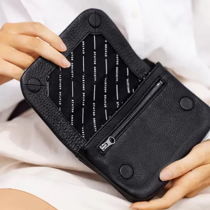 Status Anxiety Wallets>Impermanent - Black