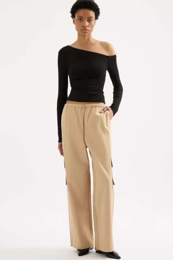 Nude Lucy Tops>Kyan LS Top - Black