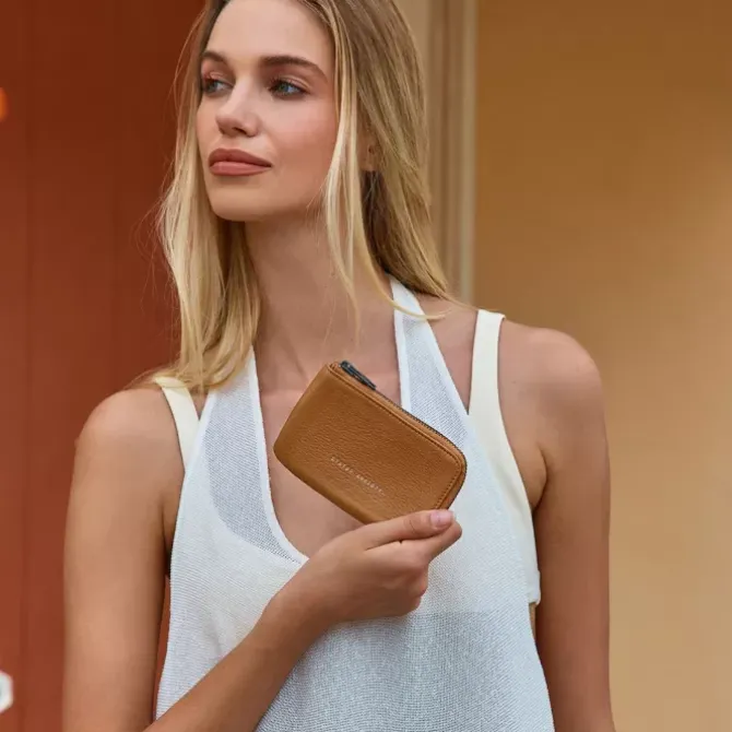 Status Anxiety Wallets>Left Behind - Tan
