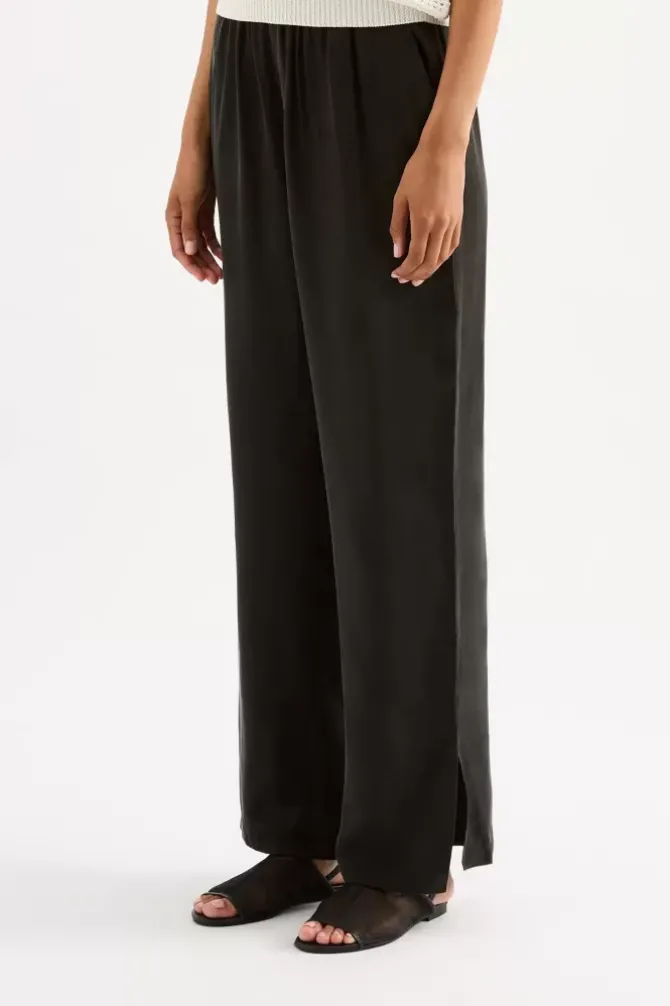 Nude Lucy Pants>Linnea Cupro Pant - Black