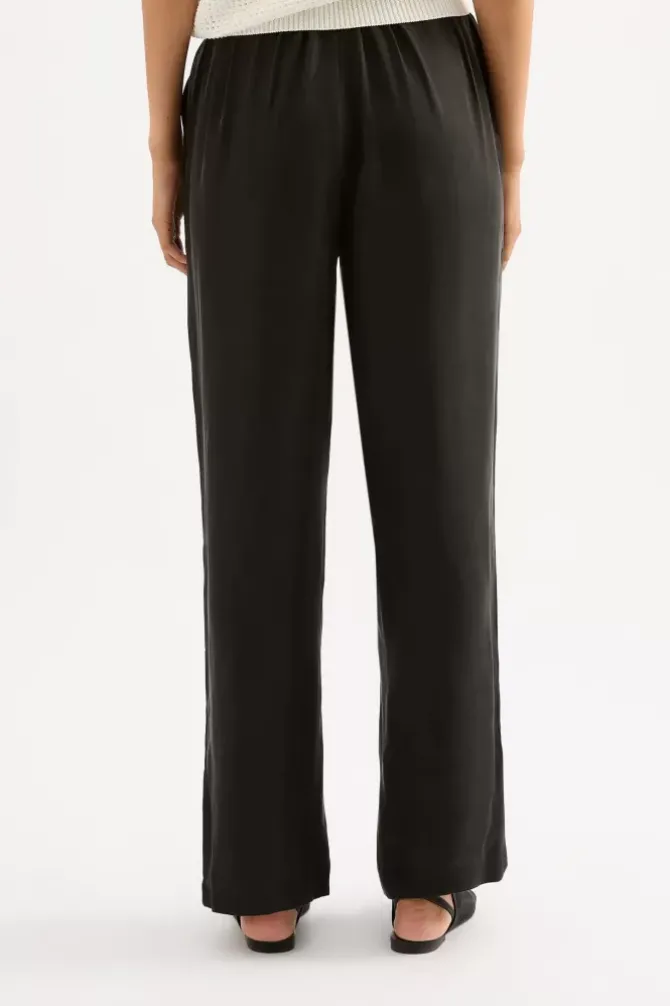 Nude Lucy Pants>Linnea Cupro Pant - Black
