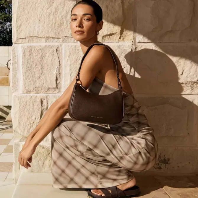 Status Anxiety Handbags>Look Both Ways - Cocoa