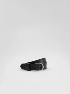 The Lair Belts>Maya Slim Belt - Silver