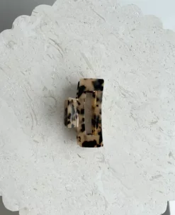 Golden Tribe Hair>Mini Portsea Clip - Cream Tort