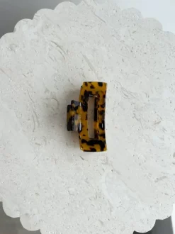 Golden Tribe Hair>Mini Portsea Clip - Tort